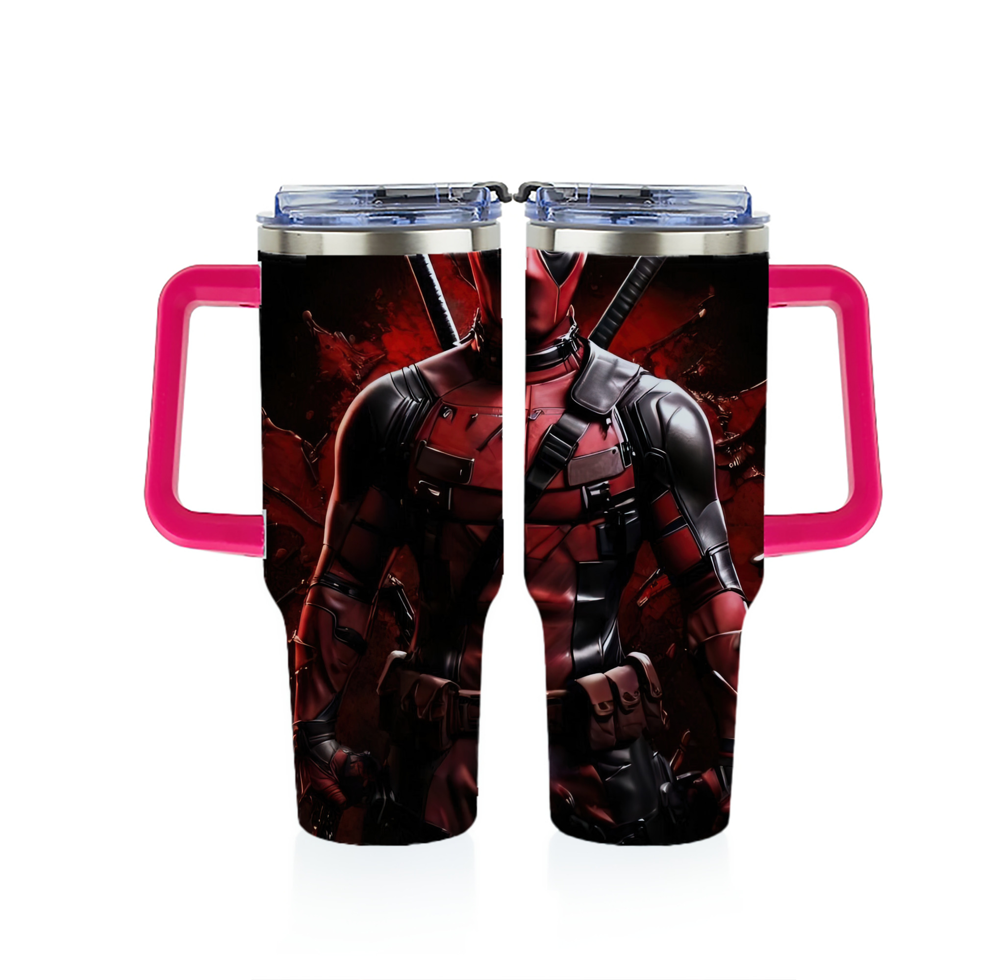 （画像用） Deadpool デッドプール 1200ｍLフルプリント車用タンブラー